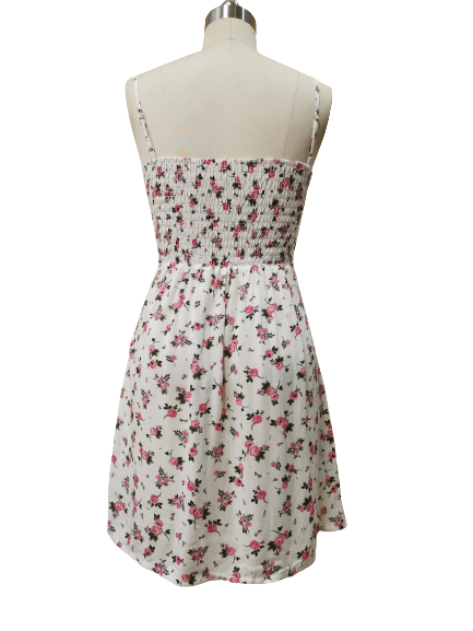 New Fashion Slip Dress - Summer Dress Tie Front Dress in Eco Rayon digital print 