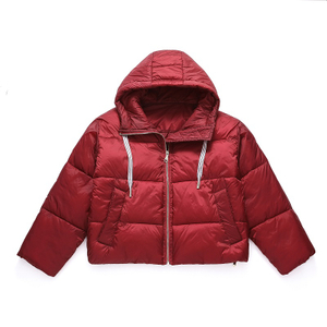 New Winter Thick Warm Custom Short Cropped Bubble Puffer Jackets 