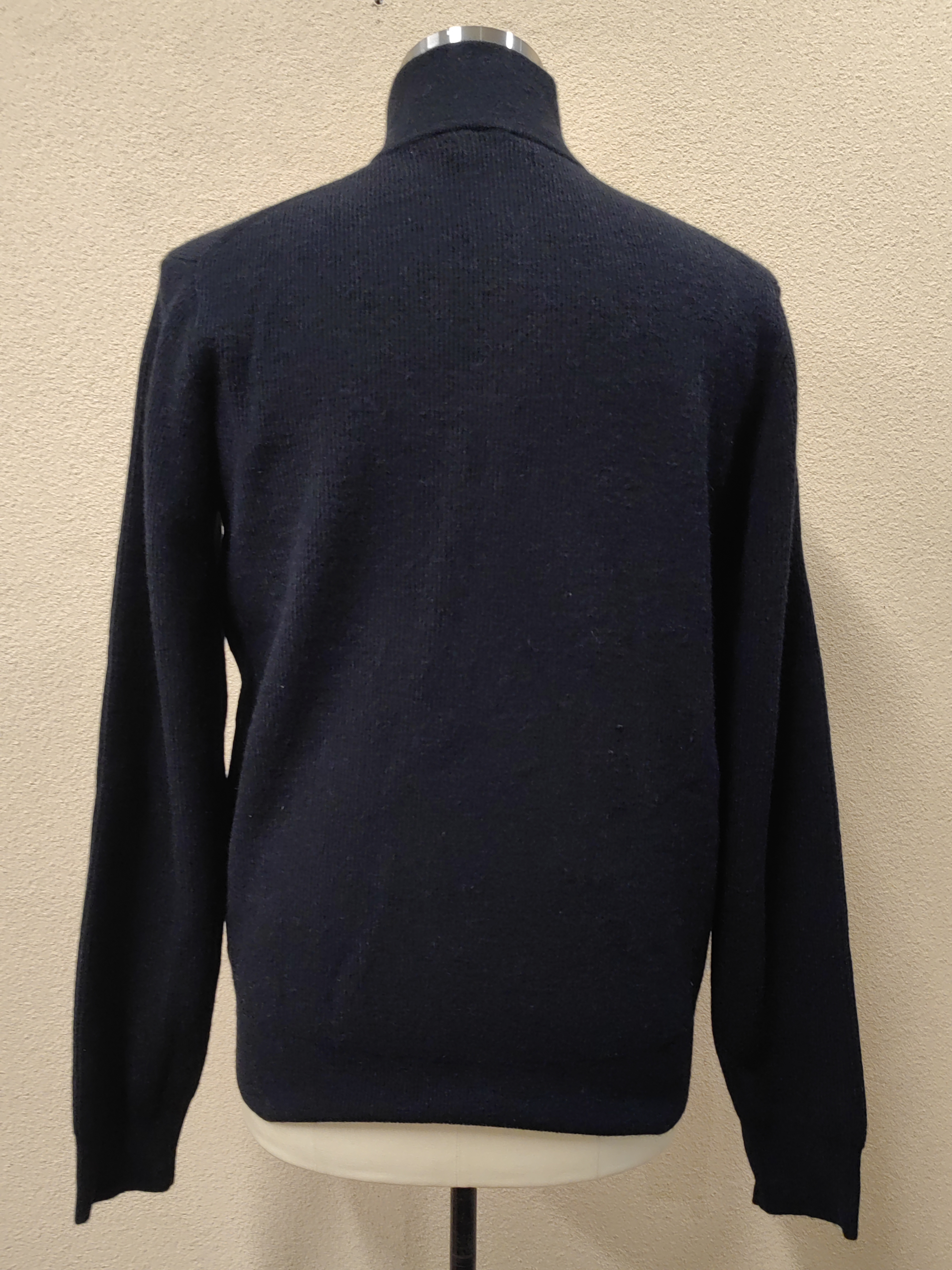 Chinse Supplier Black Knitted Wool Plain Long Sleeve Men's Turtleneck Pullovers Sweater 