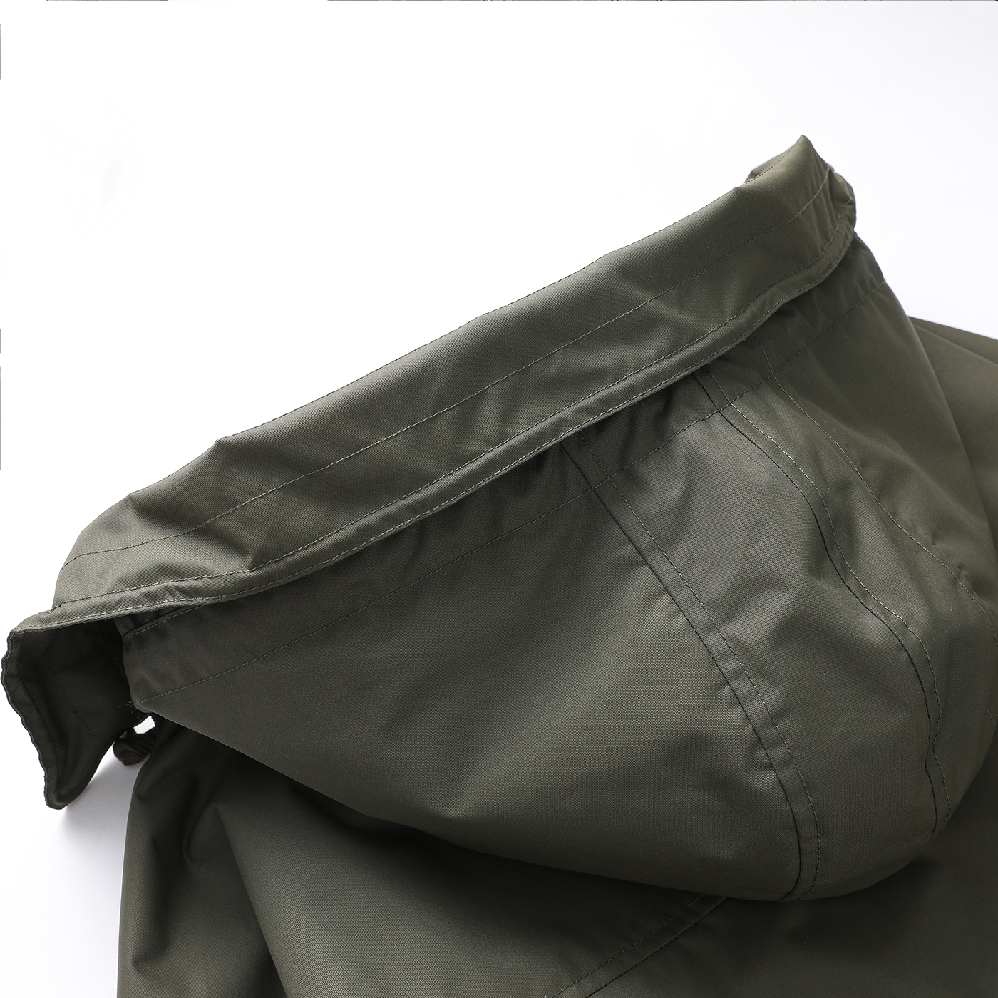 Wholesale Parka Men Winter Unisex Oversize Big Hoodie Jackets With Contrast Lining 