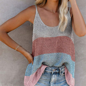  Women Knitted Tank Top Crochet Sweater Vest